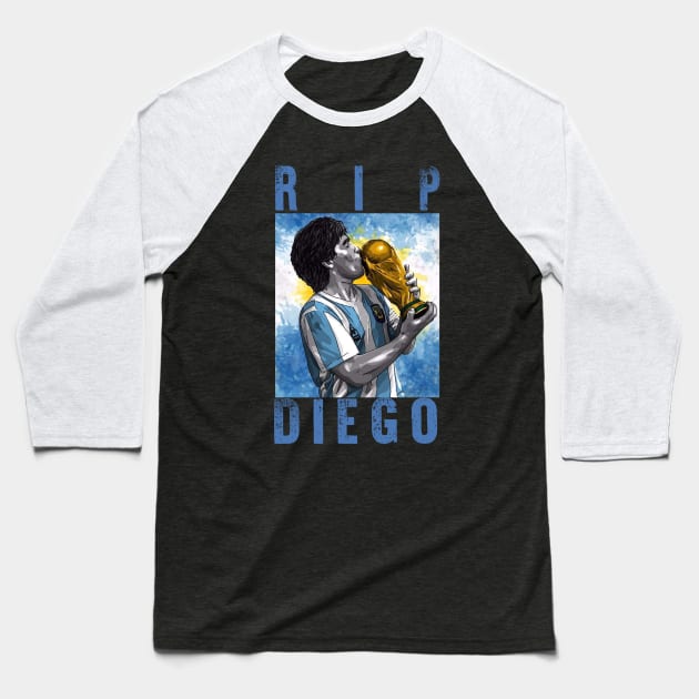 maradona diego10 Baseball T-Shirt by adouniss